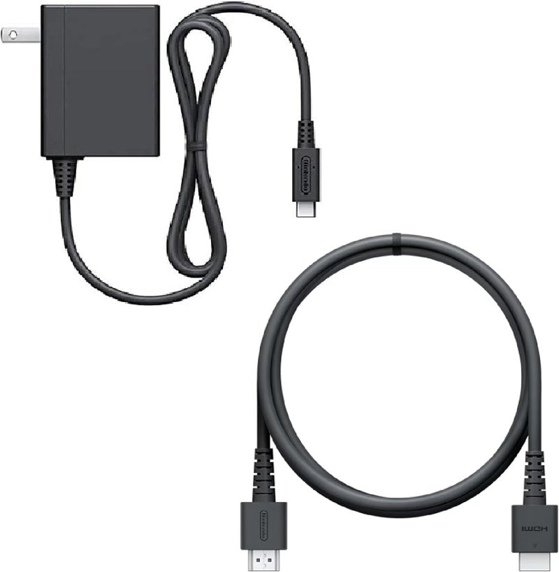 PEGLY OEM AC Adapter and HDMI Cable Compatible with Nintendo Switch and Switch OLED 5V-1.5A 15V 2.6A - Image 1